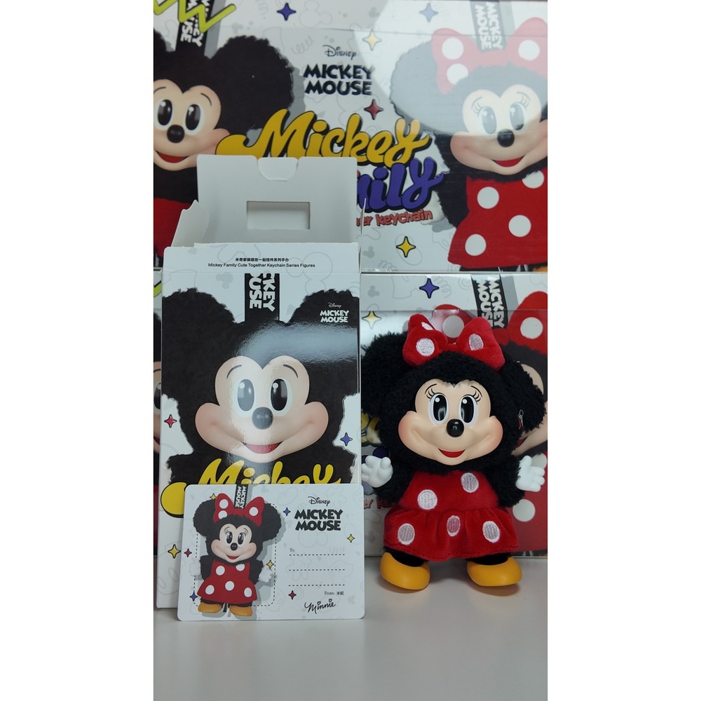 POPMART Mickey Family Together Cute Keychain Series - Minnie
